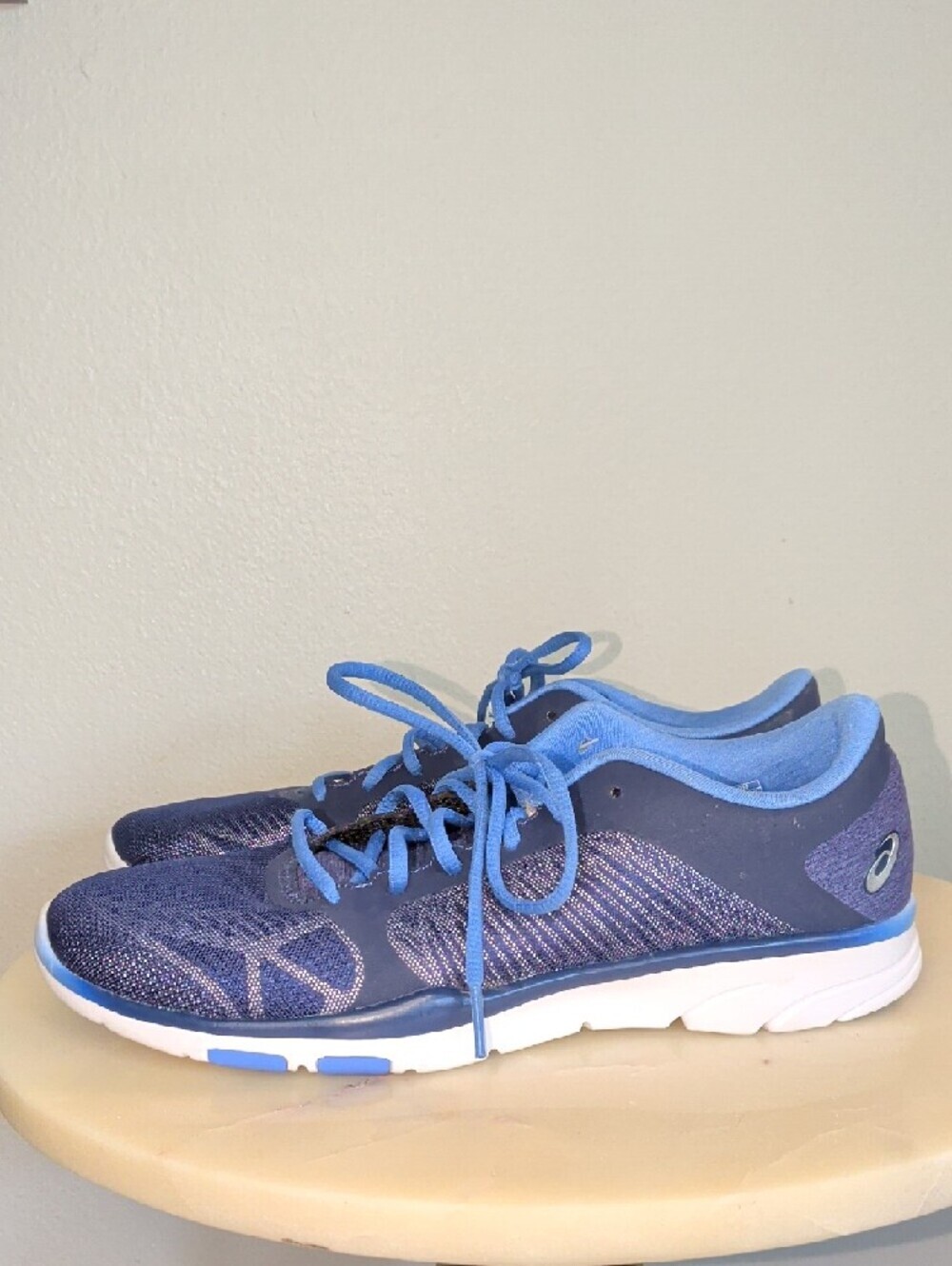 Asics Athletic Running Shoes in Navy and Blue - Picture 5 of 5
